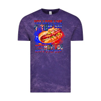 Cloud Purple You Look Like 4th of july makes me hot dog want a Vintage Tee - CowhideDigitalArt