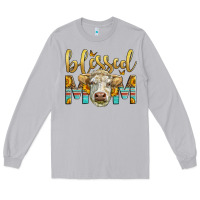 Moon Dust Western Blessed Mom Charolais Bull Long Sleeve Tee - LillyAllenDesigns