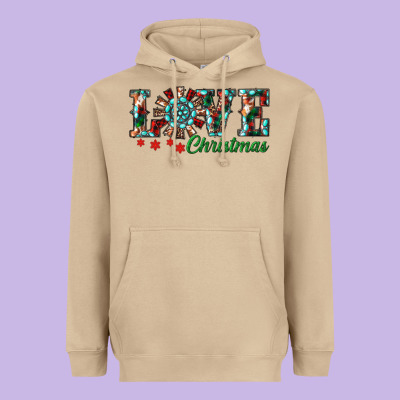 Christmas Love Windmill Heavyweight Hoodie Designed By Ranaportraitstore