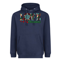 Navy christmas love windmill Heavyweight Hoodie - RanaPortraitStore
