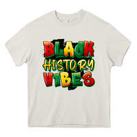 Cream black history vibes Heavy Core Tee - FaDigitalArtStudio