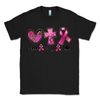 Black Love Faith cure Breast Cancer Classic Tee - FaDigitalArtStudio