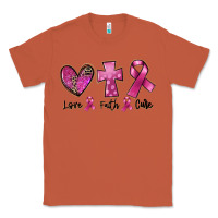 Copper Love Faith cure Breast Cancer Classic Tee - FaDigitalArtStudio