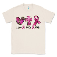 Natural Love Faith cure Breast Cancer Classic Tee - FaDigitalArtStudio