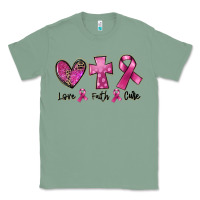 Sage Love Faith cure Breast Cancer Classic Tee - FaDigitalArtStudio