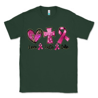 Sports Green Love Faith cure Breast Cancer Classic Tee - FaDigitalArtStudio