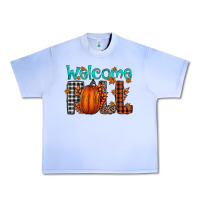Grape Ice Welcome Fall Urban Heavy Tee - CowhideDigitalArt
