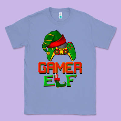 Christmas Gamer Elf Classic Tee Designed By Barkaloodesign