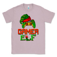 Lilac Christmas gamer elf Classic Tee - BarkalooDesign