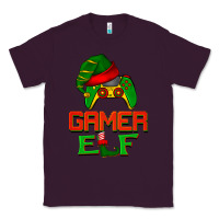 Plum Christmas gamer elf Classic Tee - BarkalooDesign
