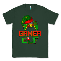 Sports Green Christmas gamer elf Classic Tee - BarkalooDesign