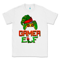 White Christmas gamer elf Classic Tee - BarkalooDesign