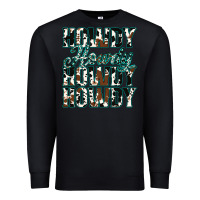 Black Howdy Cowhide Turquoise Premium Sweatshirt - Jasminsmagicworld