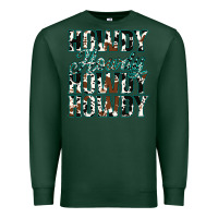 Sports Green Howdy Cowhide Turquoise Premium Sweatshirt - Jasminsmagicworld