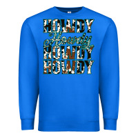 True Royal Howdy Cowhide Turquoise Premium Sweatshirt - Jasminsmagicworld