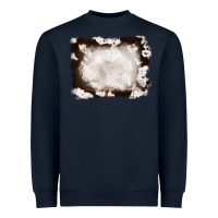 Navy cowhide frames background Heavyweight Sweatshirt - RanaPortraitStore