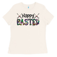 Bone Happy Easter Ladies Tee - CowhideDigitalArt