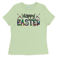 Matcha Happy Easter Ladies Tee - CowhideDigitalArt