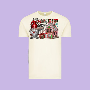 Iam Gnome For My Baking Vintage Tee Designed By Cowhidedigitalart