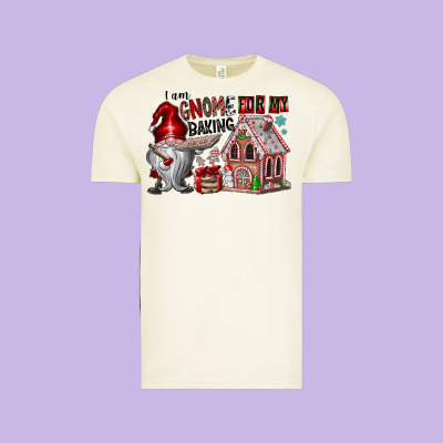 Iam Gnome For My Baking Vintage Tee Designed By Cowhidedigitalart