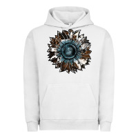 Pigment Lunar Rock cowhide leopard and  leather sunflower Urban Hoodie - RanaPortraitStore