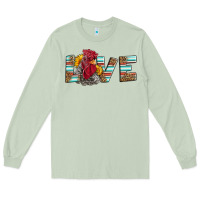 Matcha love rooster head Long Sleeve Tee - LillyAllenDesigns
