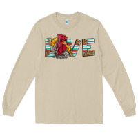 Mushroom love rooster head Long Sleeve Tee - LillyAllenDesigns