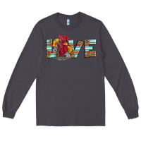 Smoke love rooster head Long Sleeve Tee - LillyAllenDesigns