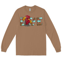 Toasted Coconut love rooster head Long Sleeve Tee - LillyAllenDesigns