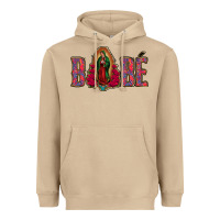 Mushroom Bebe Our Lady Of Guadalupe Heavyweight Hoodie - Jasminsmagicworld