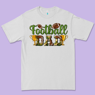 Football Dad Premium Tee Designed By Bundleandbundleshop