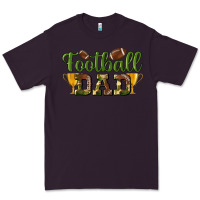 Plum football dad Premium Tee - BundleAndBundleShop