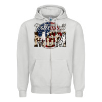 Dove Grey volleyball  mom 4 Zipper Hoodie - Jasminsmagicworld