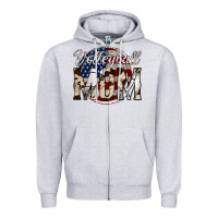 Heather Grey volleyball  mom 4 Zipper Hoodie - Jasminsmagicworld