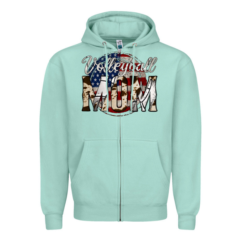 Volleyball  Mom 4 Zipper Hoodie by Jasminsmagicworld | Teevron