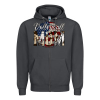 Smoke volleyball  mom 4 Zipper Hoodie - Jasminsmagicworld