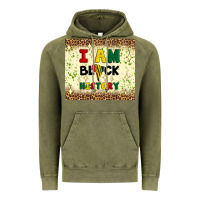 Vintage Olive i am black history Vintage Hoodie - Artiststas