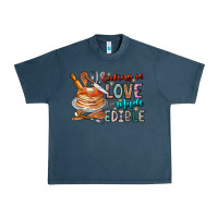 Midnight Navy cooking is love made edible Urban Heavy Tee - CowhideDigitalArt