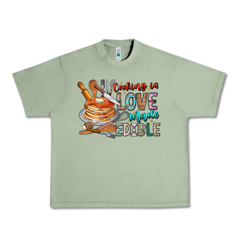 Cooking Is Love Made Edible Urban Heavy Tee by CowhideDigitalArt | Teevron