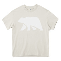 Cream bear Heavy Core Tee - DesigneFamous