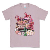 Breast Cancer Truck With Pumpkins Classic Tee | Teevron