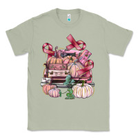 Matcha Breast Cancer truck with pumpkins Classic Tee - FaDigitalArtStudio