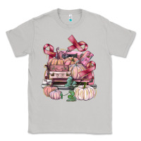 Moon Dust Breast Cancer truck with pumpkins Classic Tee - FaDigitalArtStudio