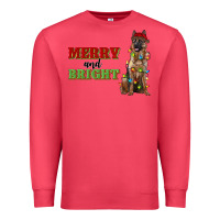 Cardinal merry and bright german shepherd Premium Sweatshirt - RanaPortraitStore