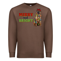 Chestnut merry and bright german shepherd Premium Sweatshirt - RanaPortraitStore