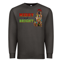 Smoke merry and bright german shepherd Premium Sweatshirt - RanaPortraitStore