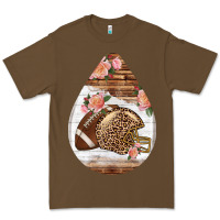 Cacao american football and western roses teardrop Premium Tee - BundleAndBundleShop