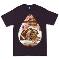 Plum american football and western roses teardrop Premium Tee - BundleAndBundleShop