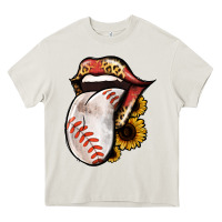 Cream Baseball Tongue Heavy Core Tee - Jasminsmagicworld