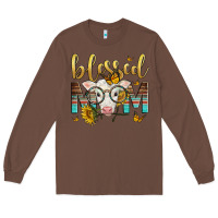 Chestnut Western Blessed Mom Baby Calf Long Sleeve Tee - LillyAllenDesigns